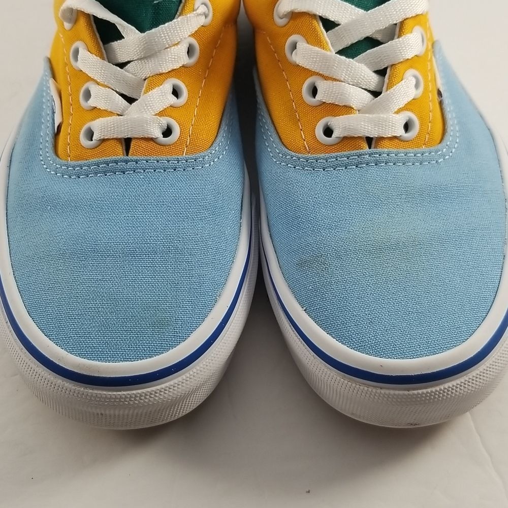 Vans‎ Era Colorblock Sneakers Blue Yellow Pink Green Multi Color Low Top Shoes - Picture 4 of 6